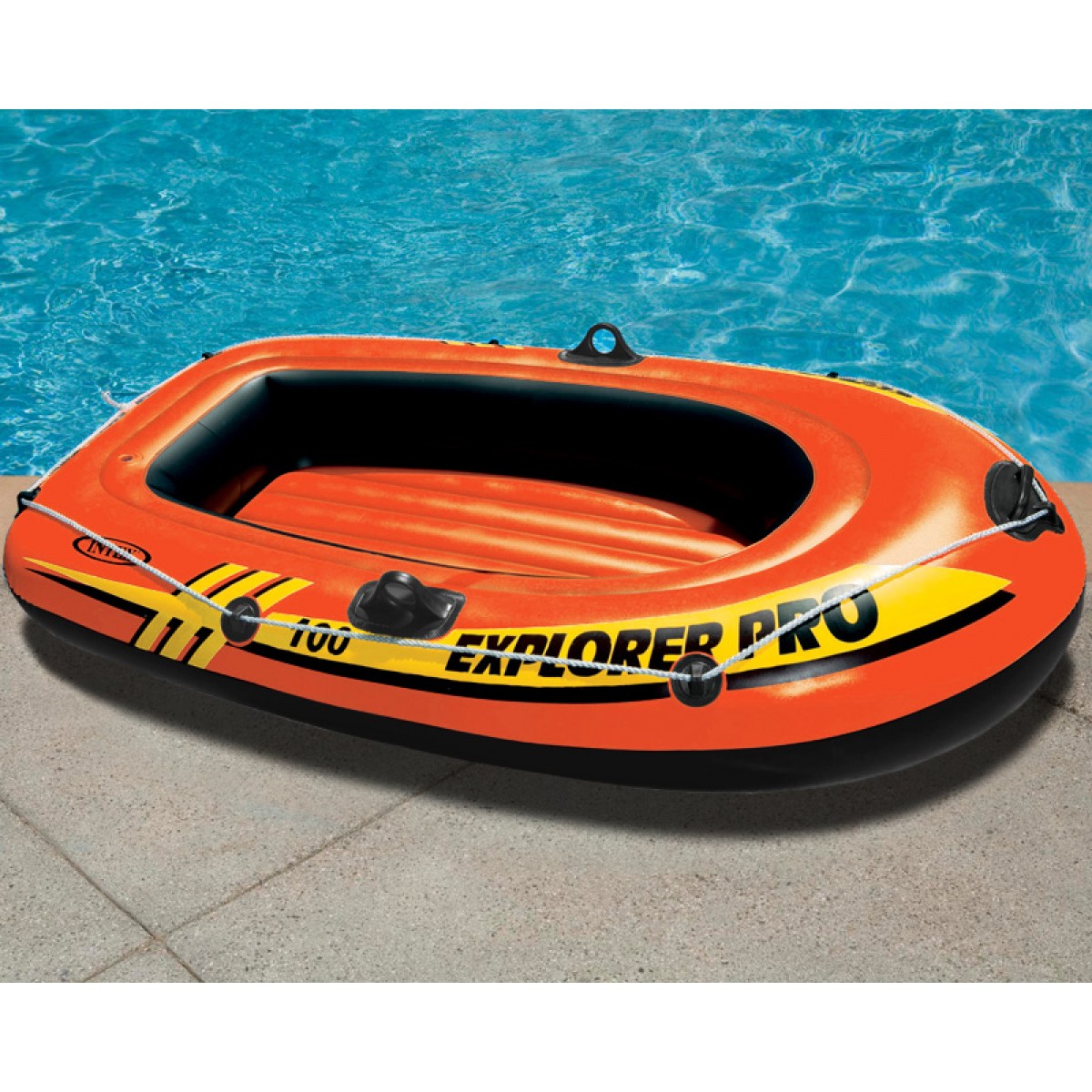Надувная лодка EXPLORER PRO 100 Intex 58355 (160 x 94 x 29см) Надувная лодка EXPLORER PRO 100 Intex 58355 (160 x 94 x 29см)