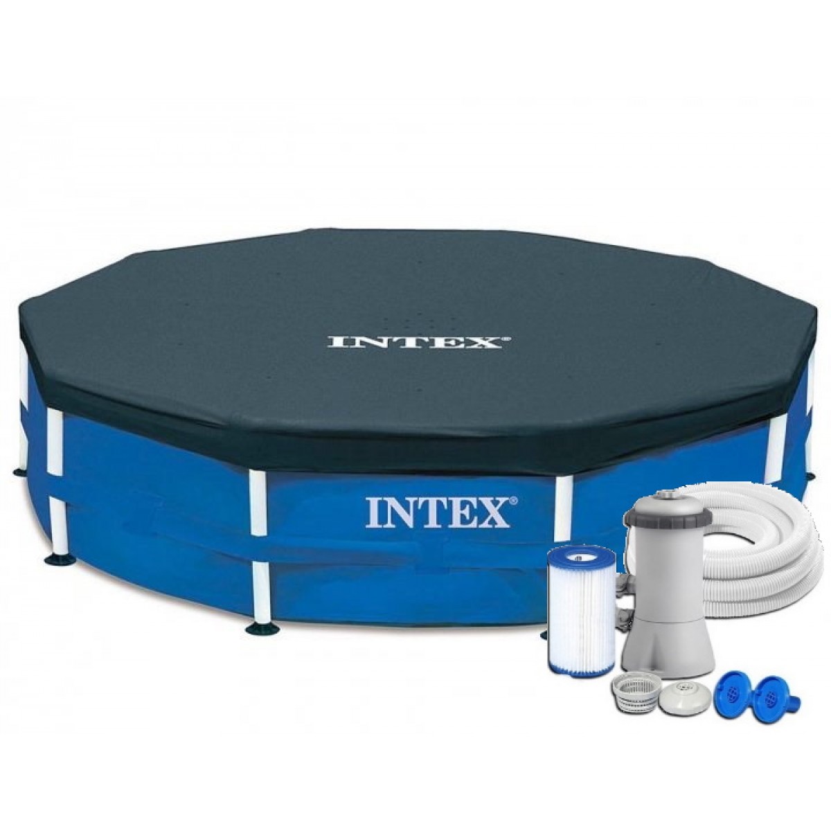Каркасный бассейн Metal Frame Pool Intex 28202-3 New (Диаметр 305 x Высота 76см) Каркасный бассейн Metal Frame Pool Intex 28202-3 New (Диаметр 305 x Высота 76см)