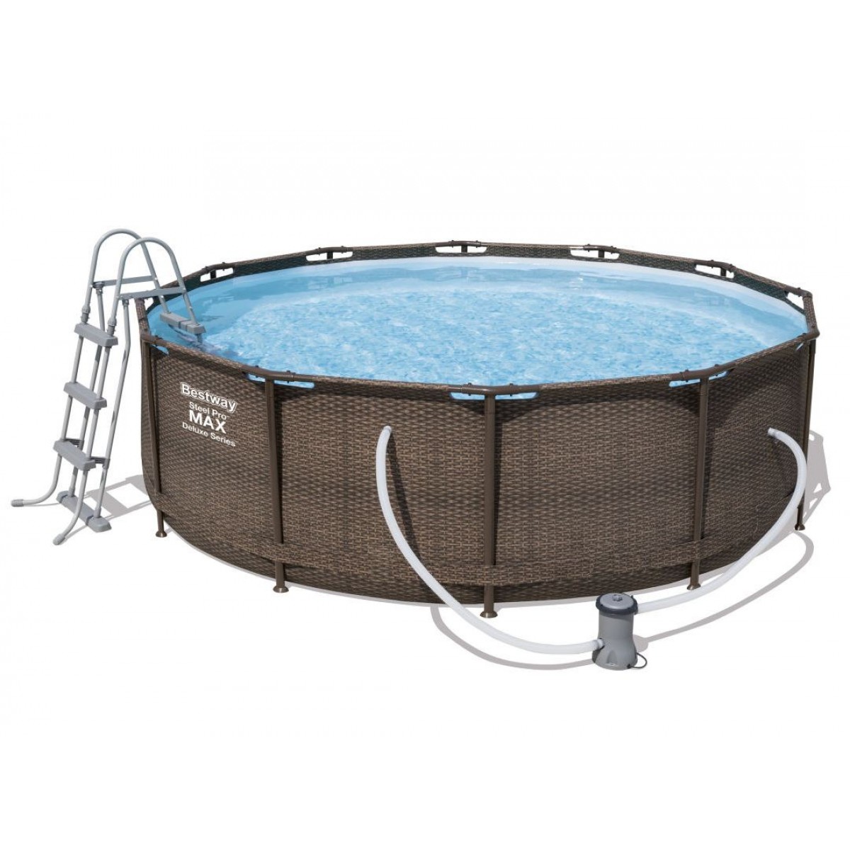 Каркасный бассейн см Steel Pro Frame Pool  Bestway 56709 (Диаметр 366 x Высота 100см) 