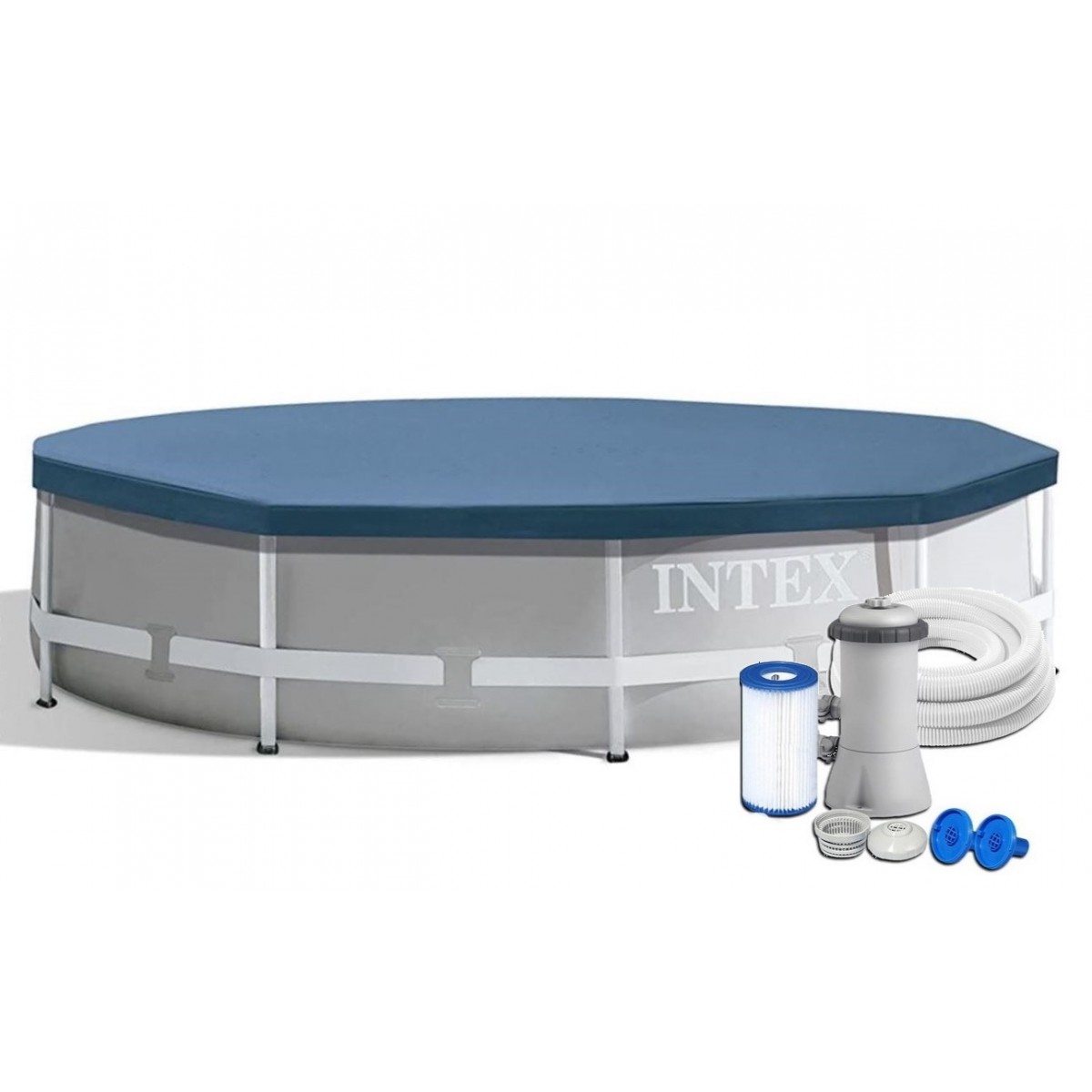 Каркасный бассейн Prism Frame Pool  Intex 26702-3 New (Диаметр 305 x Высота 76см) 