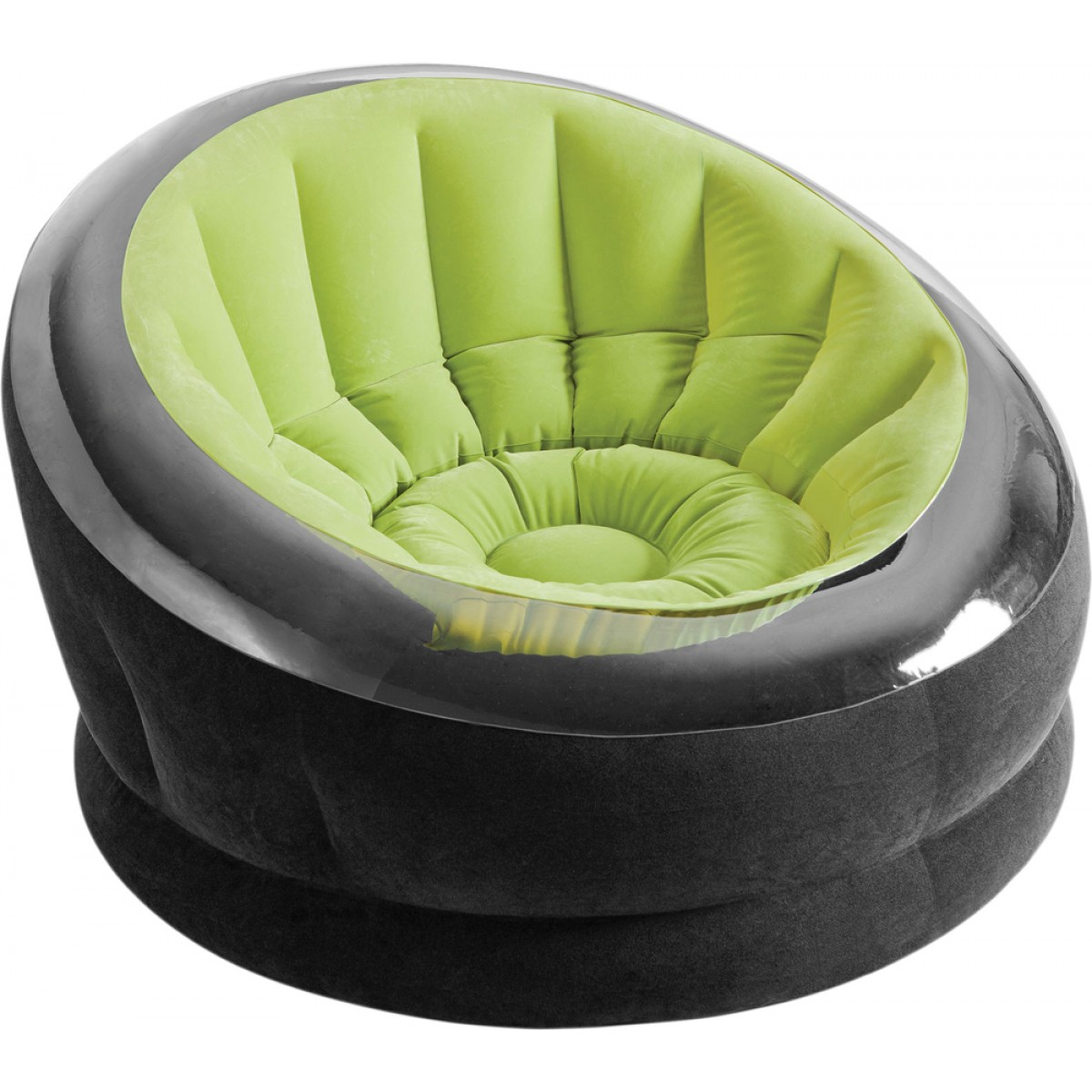 Intex 68581 (112 x 109 x 69см) Надувное кресло, зеленое