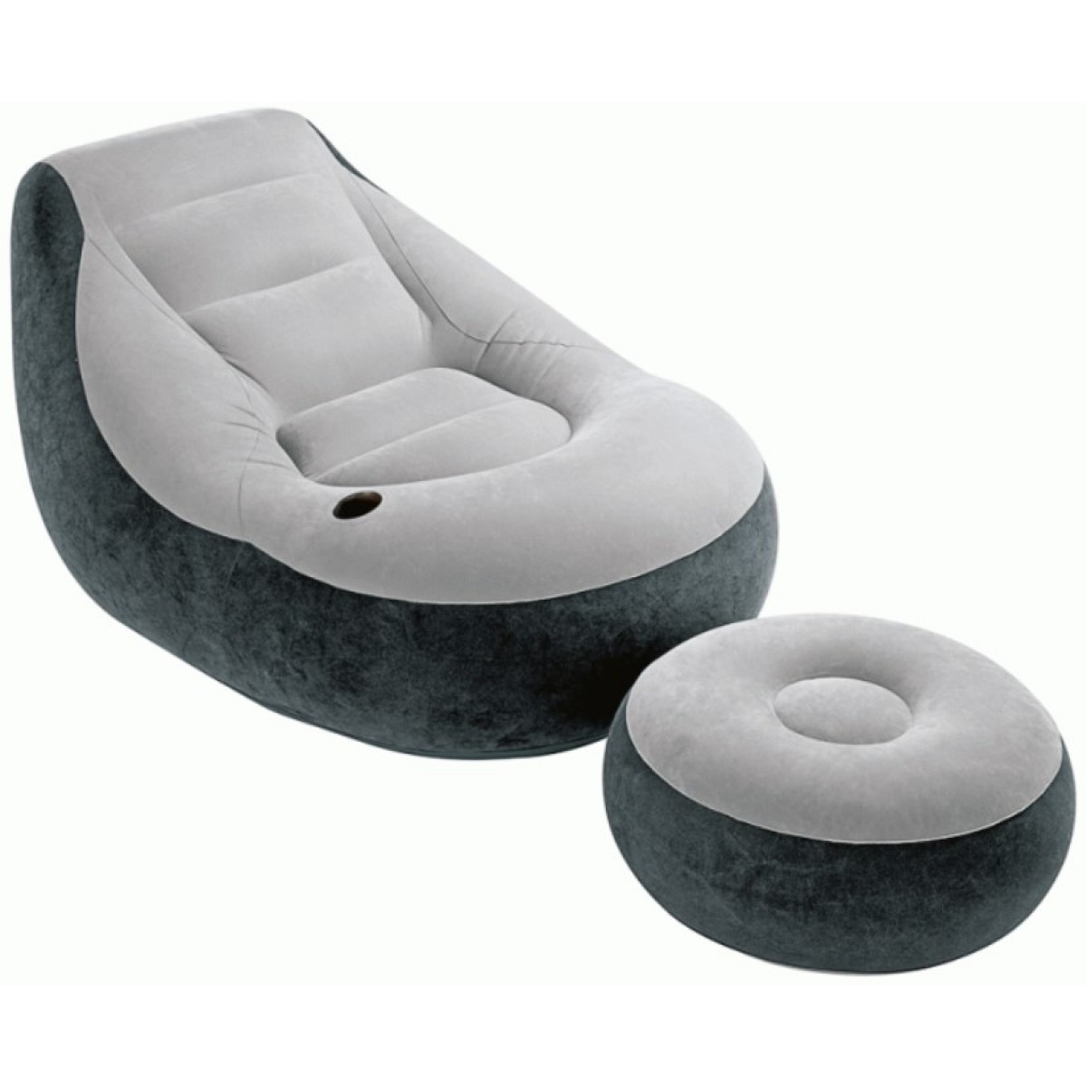 Intex 68564 (130 x 99 x 76см) Надувное кресло с пуфом