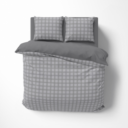 Постельное белье “LeLIT”, Бязь,Графит,Полтораспальный, B-1172