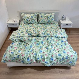 Постельное белье “LeLIT”,Поликотон,Светло-Зеленый,Полтораспальный, P-0118