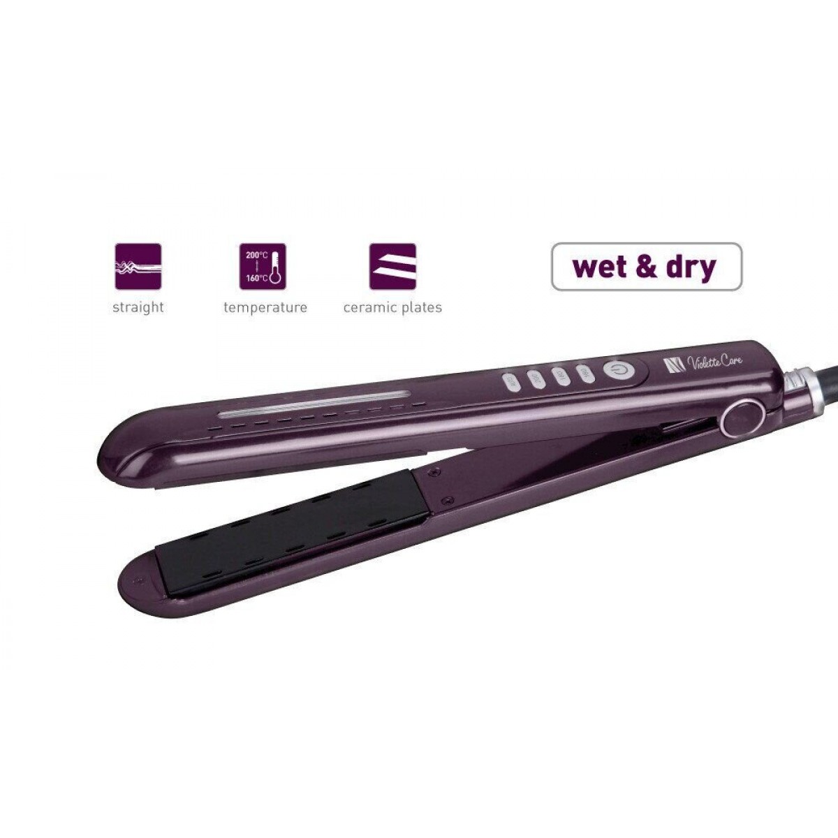 Выпрямитель для волос Concept VZ-1330 Wet and Dry VIOLETTE