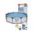 Каркасный бассейн Steel Pro Frame Pool (intex 28202)  Bestway 56408 (Диаметр 305 x Высота 76см) 