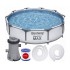 Каркасный бассейн Steel Pro Frame Pool (intex 28202)  Bestway 56408 (Диаметр 305 x Высота 76см) 
