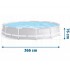 Каркасный бассейн Prism Frame Pool  Intex 26712 (Диаметр 366 x Высота 76см) 
