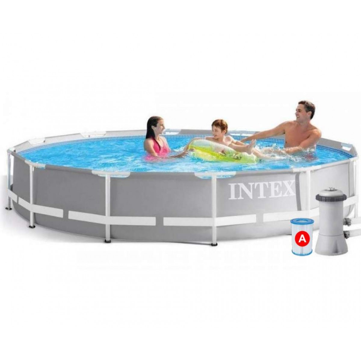 Каркасный бассейн Prism Frame Pool  Intex 26712 (Диаметр 366 x Высота 76см) 