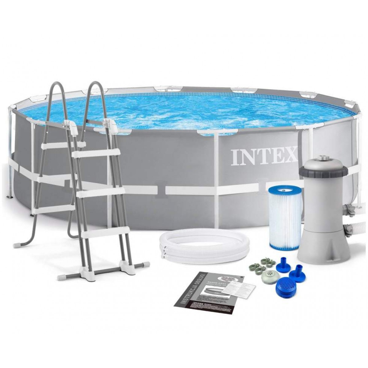 Каркасный бассейн Prism Frame Pool  Intex 26716 (Диаметр 366 x Высота 99см) 