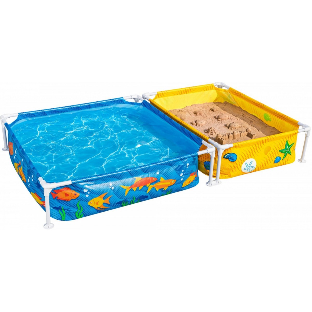 Каркасный детский бассейн с песочницей, 213х122х30,5см Bestway 561cf 