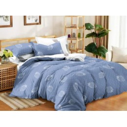 Комплект Евро постельного белья Moka Textile Бязь Клубничка  200х220см