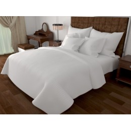 Комплект Семейного постельного белья Moka Textile Бязь Полоска белая 145*210