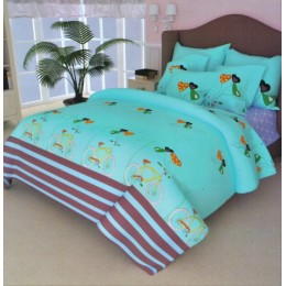 Комплект Евро постельного белья Moka Textile Бязь Викенд  200х220см