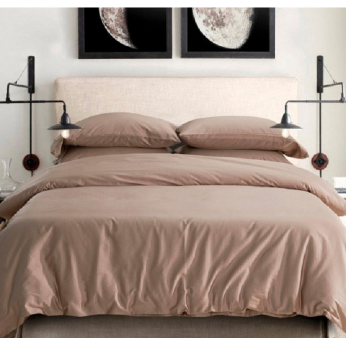 Комплект полуторного постельного белья Moka Textile Каприз Роял фраппе в ПОДАРОЧНОЙ КОРОБКЕ Сатин 145*210 Комплект полуторного постельного белья Moka Textile Каприз Роял фраппе в ПОДАРОЧНОЙ КОРОБКЕ Сатин 145*210