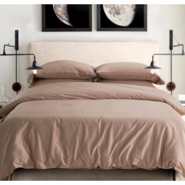 Комплект полуторного постельного белья Moka Textile Каприз  Роял фраппе в ПОДАРОЧНОЙ КОРОБКЕ Сатин 145*210