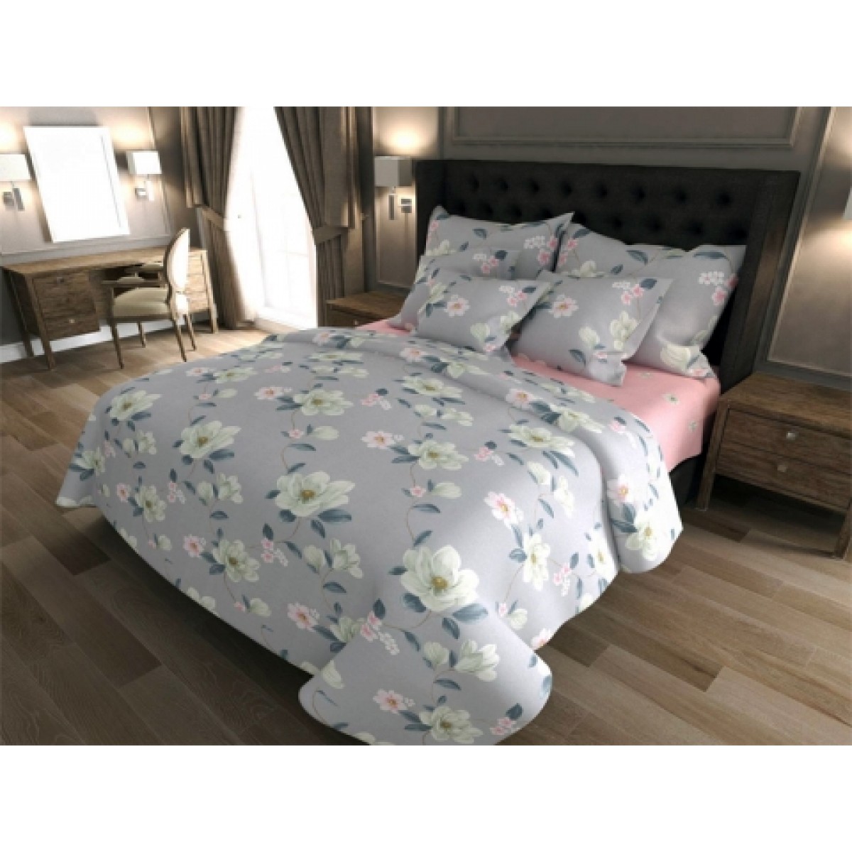 Комплект Евро постельного белья Moka Textile Бязь Ариана  200х220см