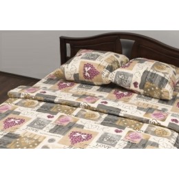 Комплект Евро постельного белья Moka Textile Бязь  Сувенир  200х220см