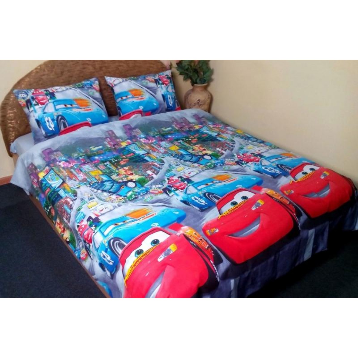 Комплект Детского постельного белья Moka Textile Бязь Тачки 100х145см