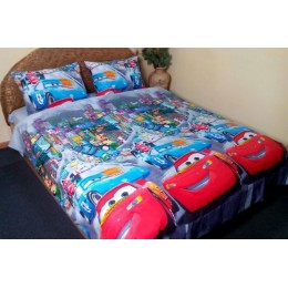Комплект Детского постельного белья Moka Textile Бязь Тачки 100х145см