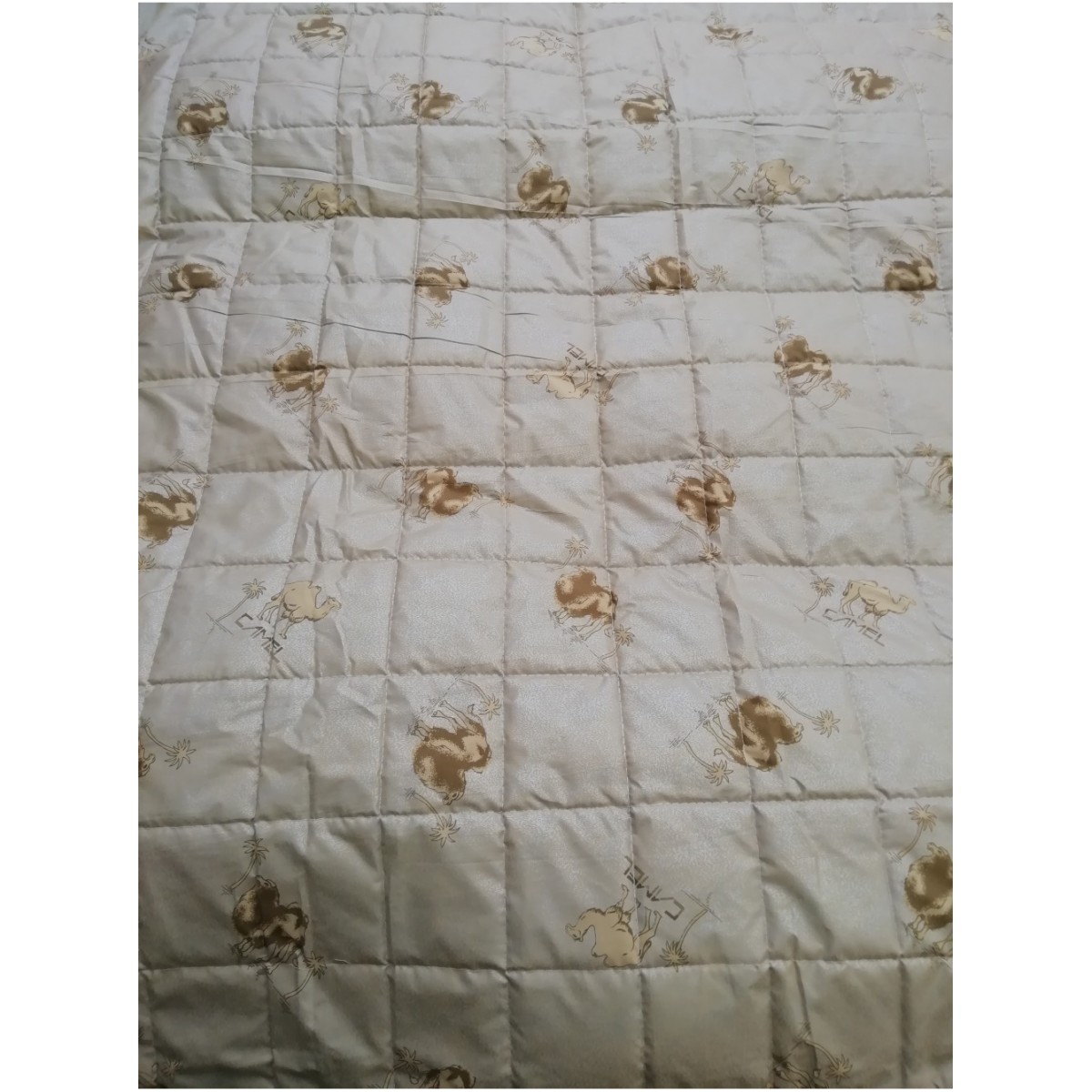 Одеяло евро холлофайбер  VITAL-TEXTILиз микрофибры летние белое с узором 200*220