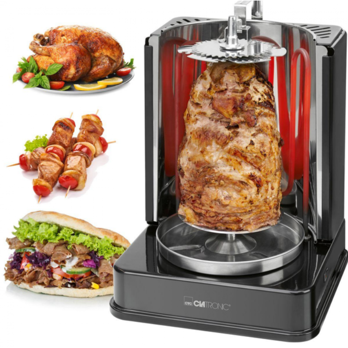 Электрошашлычница CLATRONIC DVG 3686