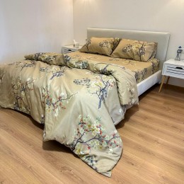 Постельное белье “LeLIT”,Поликотон,Бежевый,Полтораспальный, P-0117