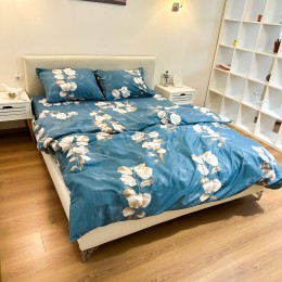 Постельное белье “LeLIT”,Поликотон,Голубой,Полтораспальный, P-0122