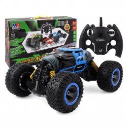 Машина на радиоуправлении "Leopard King" синяя (UD 2169 A) вращается на 360 градусов.