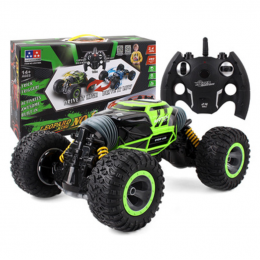 Машина на радиоуправлении"Leopard King" (UD 2169 A) зеленая-вращается на 360 градусов.