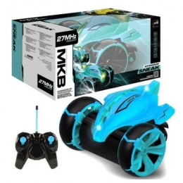 Машинка на радиоуправлении MKB (5588-612) голубая - машина подпрыгивает и переворачивается на 360 градусов.