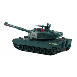 Танк M1 Abrams на радиоуправлении TK Group (41963) звук работы двигателя и выстрелов; - эффектная подсветка;