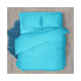 Двуспальное постельное белье  Auera РАНФОРС TURQUOISE 175х210см