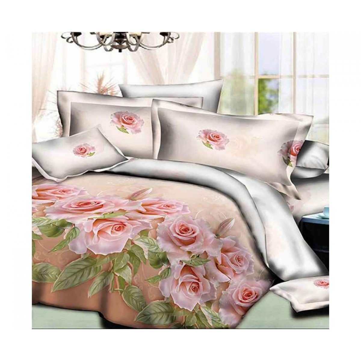 Двуспальное постельное белье  Auera РАНФОРС ROSE-MORE  175х210см