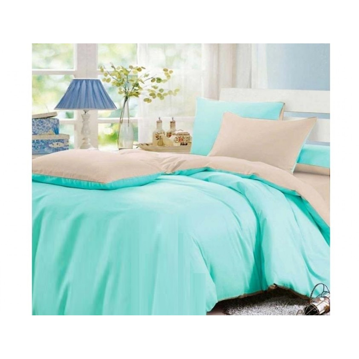 Двуспальное постельное белье  Auera РАНФОРС СOLOR MIX SET TIM 175х210см