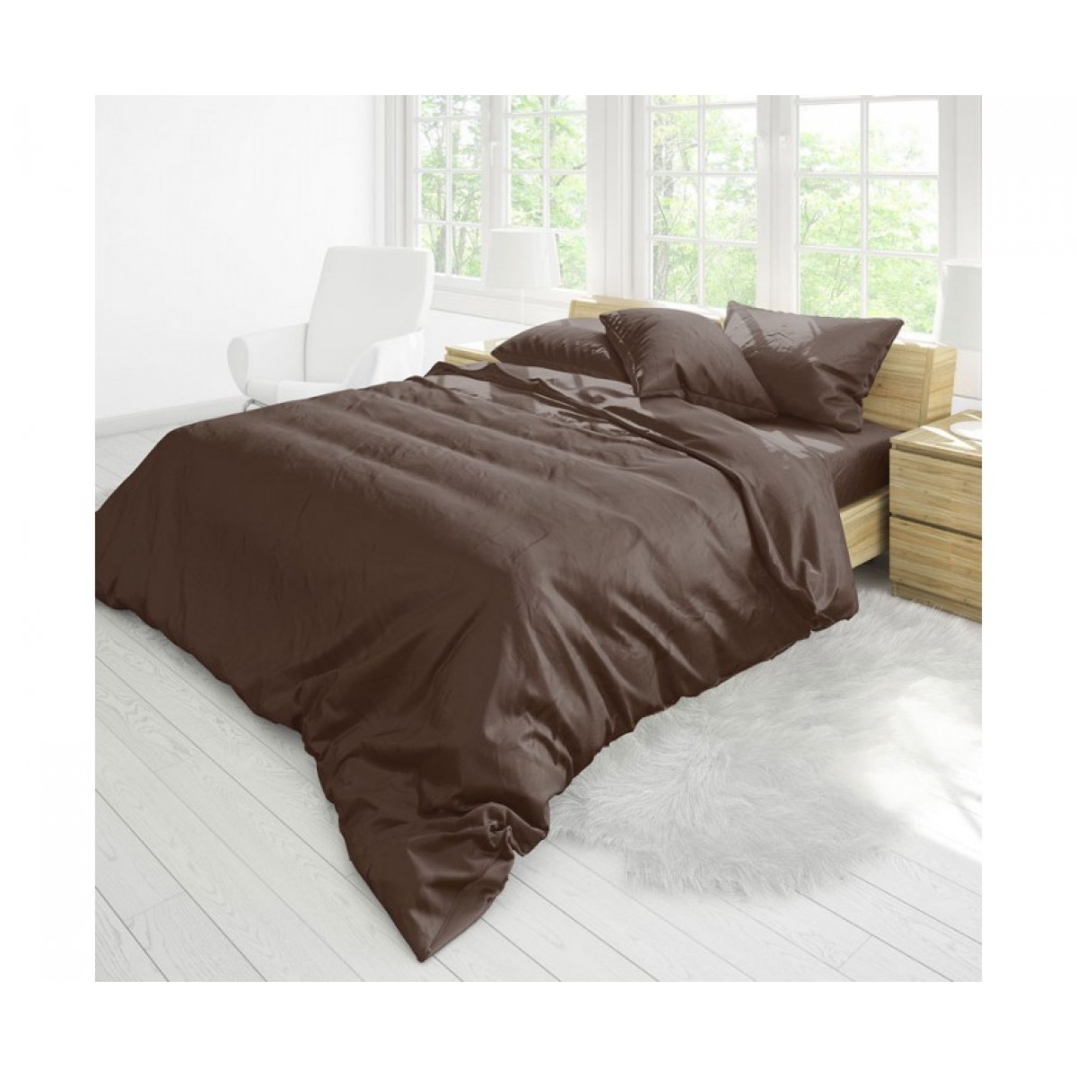 Постельное белье Евро  Auera  САТИН RIKAS  200х240см