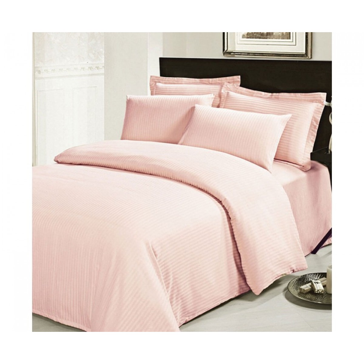 Семейное постельное белье  Auera СТРАЙП САТИН RIS  145х210см