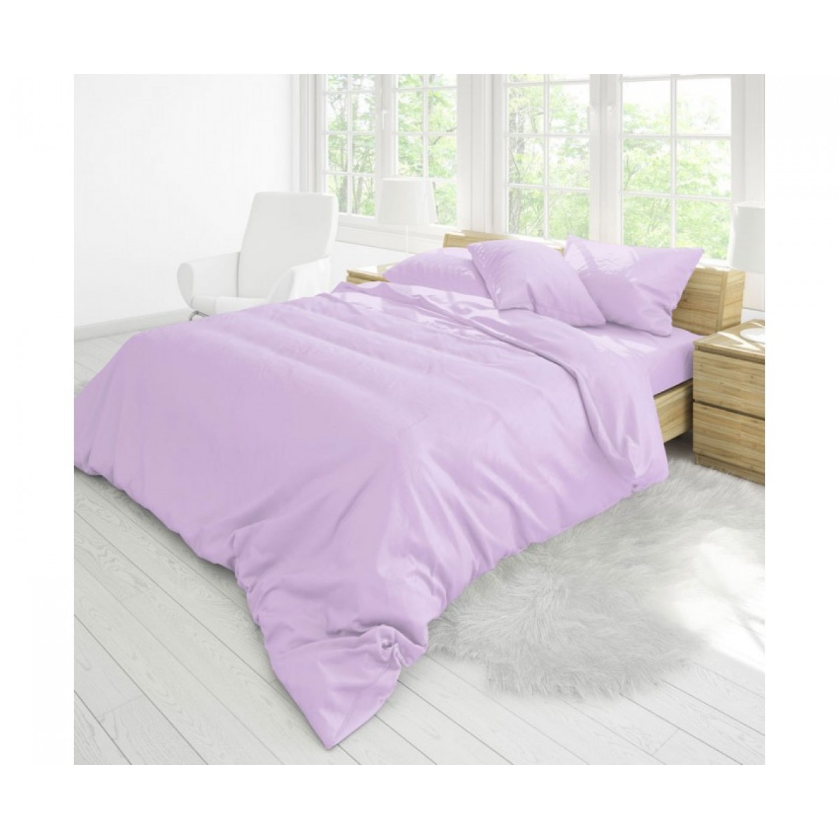 Семейное постельное белье  Auera САТИН  LALE 145х210см