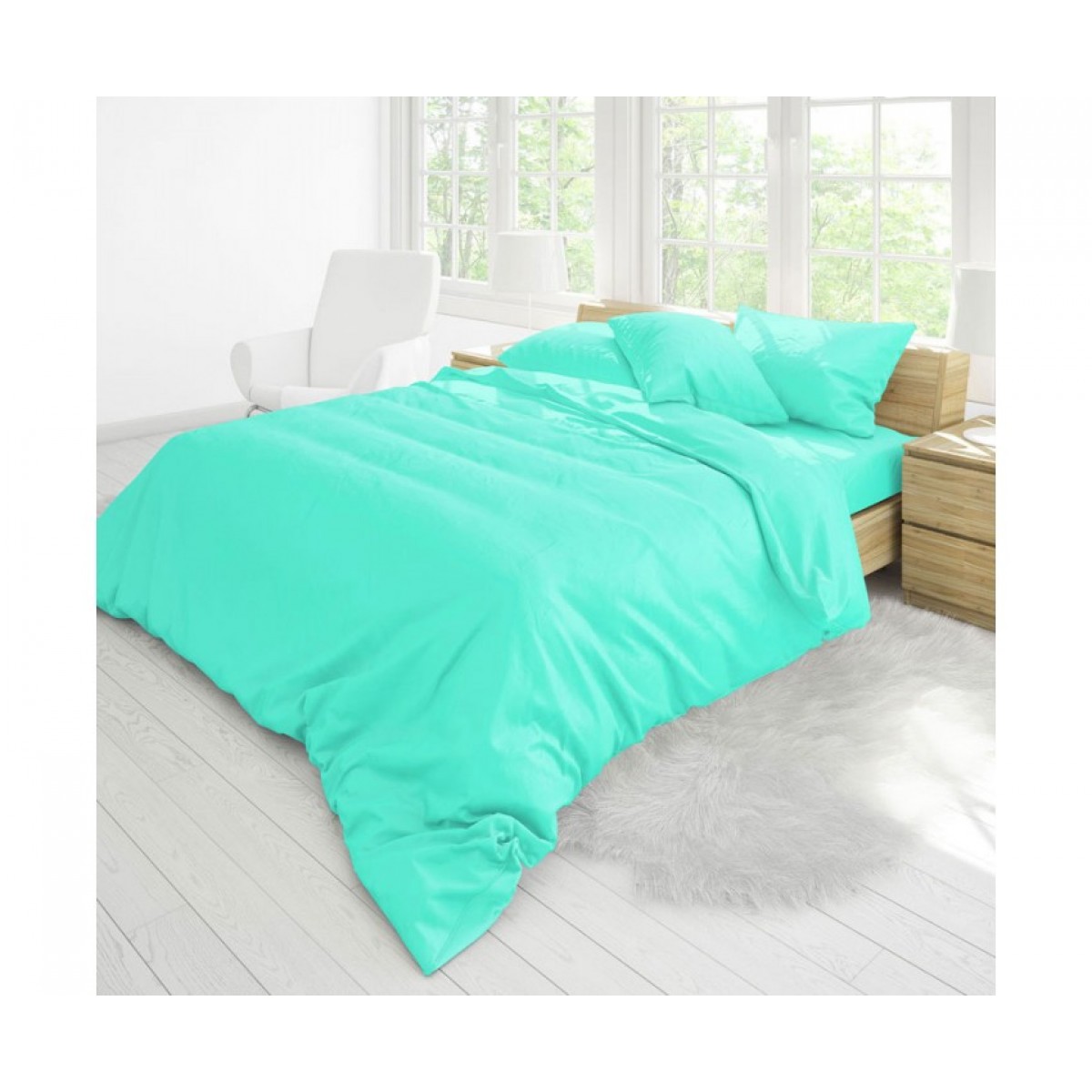 Семейное постельное белье  Auera САТИН DELYA  145х210см