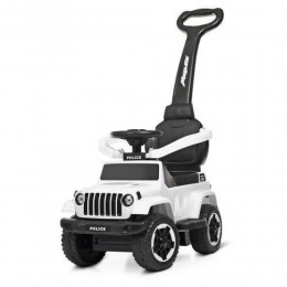 Дитяча машинка каталка-толокар Spoko SP-219 з батьківською ручкою білий  42400199