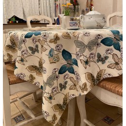Тефлоновая Скатерть Tablecloth Бабочки Бирюза 110*150 см Тефлоновая Скатерть Tablecloth Бабочки Бирюза 110*150 см