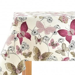 Тефлоновая Скатерть Tablecloth Бабочки Сирень 110*150 см Тефлоновая Скатерть Tablecloth Бабочки Сирень 110*150 см