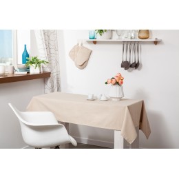 Тефлоновая Скатерть Tablecloth Бежевая Однотонная 110*150 см Тефлоновая Скатерть Tablecloth Бежевая Однотонная 110*150 см