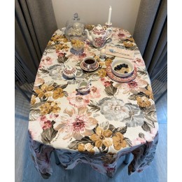 Тефлоновая Скатерть Tablecloth Букет Акварель 110*150 см Тефлоновая Скатерть Tablecloth Букет Акварель 110*150 см