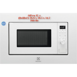 Мікрохвильова піч вбудована ELECTROLUX LMS2173EMW Мікрохвильова піч вбудована ELECTROLUX LMS2173EMW