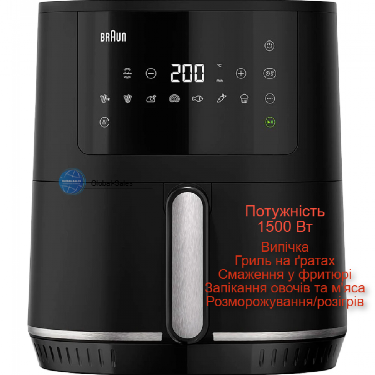 Мультипіч BRAUN HF 3030 BK