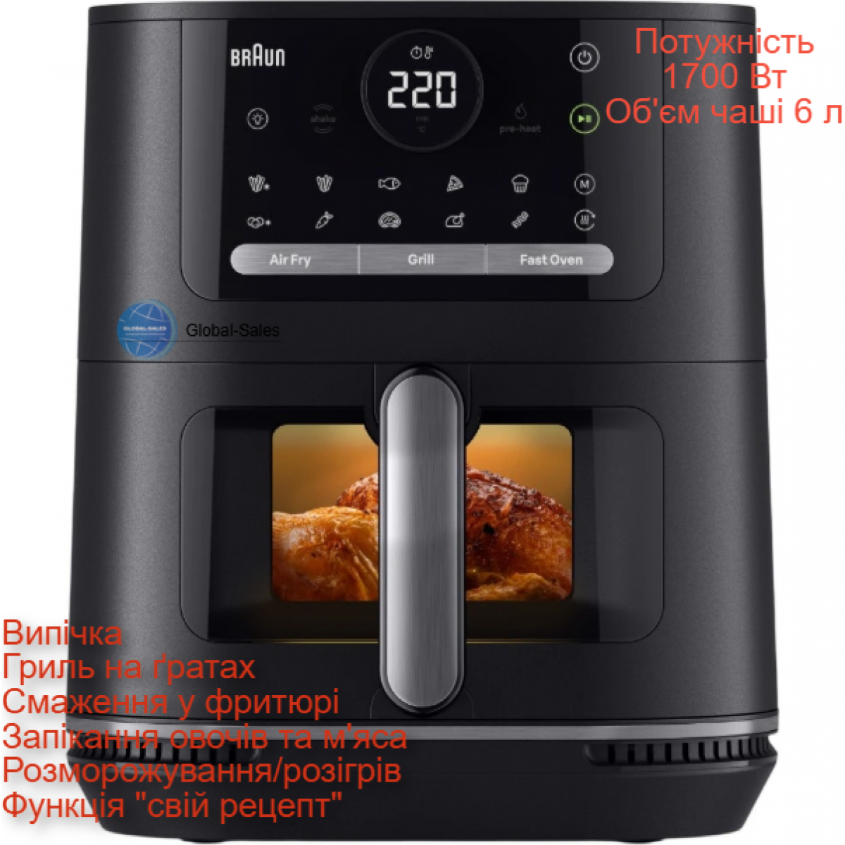 Мультипіч BRAUN HF 5075 IBK