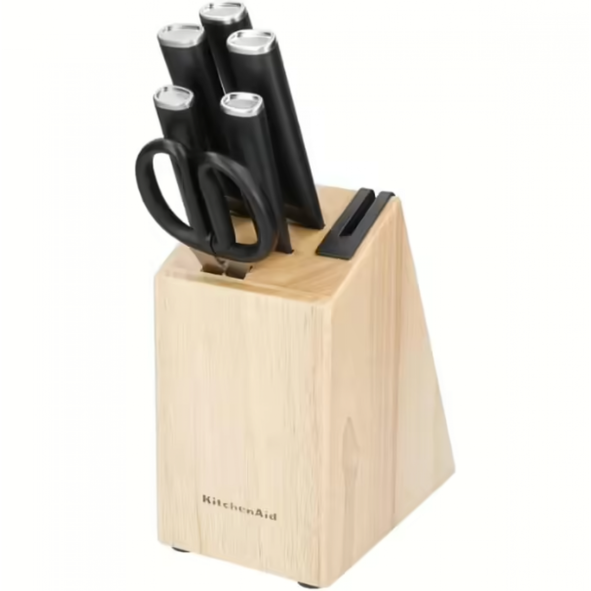 Набір ножів з підставкою KitchenAid Classic, 6 предметів і точило (KE6PSTANOBG)