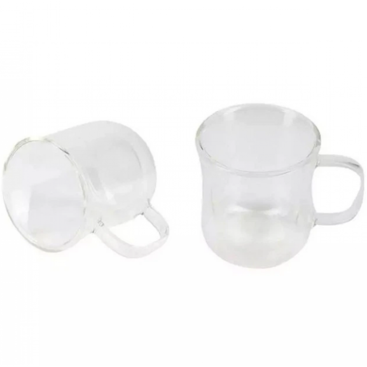 Набір склянних чашок Bergner Coffee & tea lovers, 230 мл, 2 шт (BG-20115-MM)
