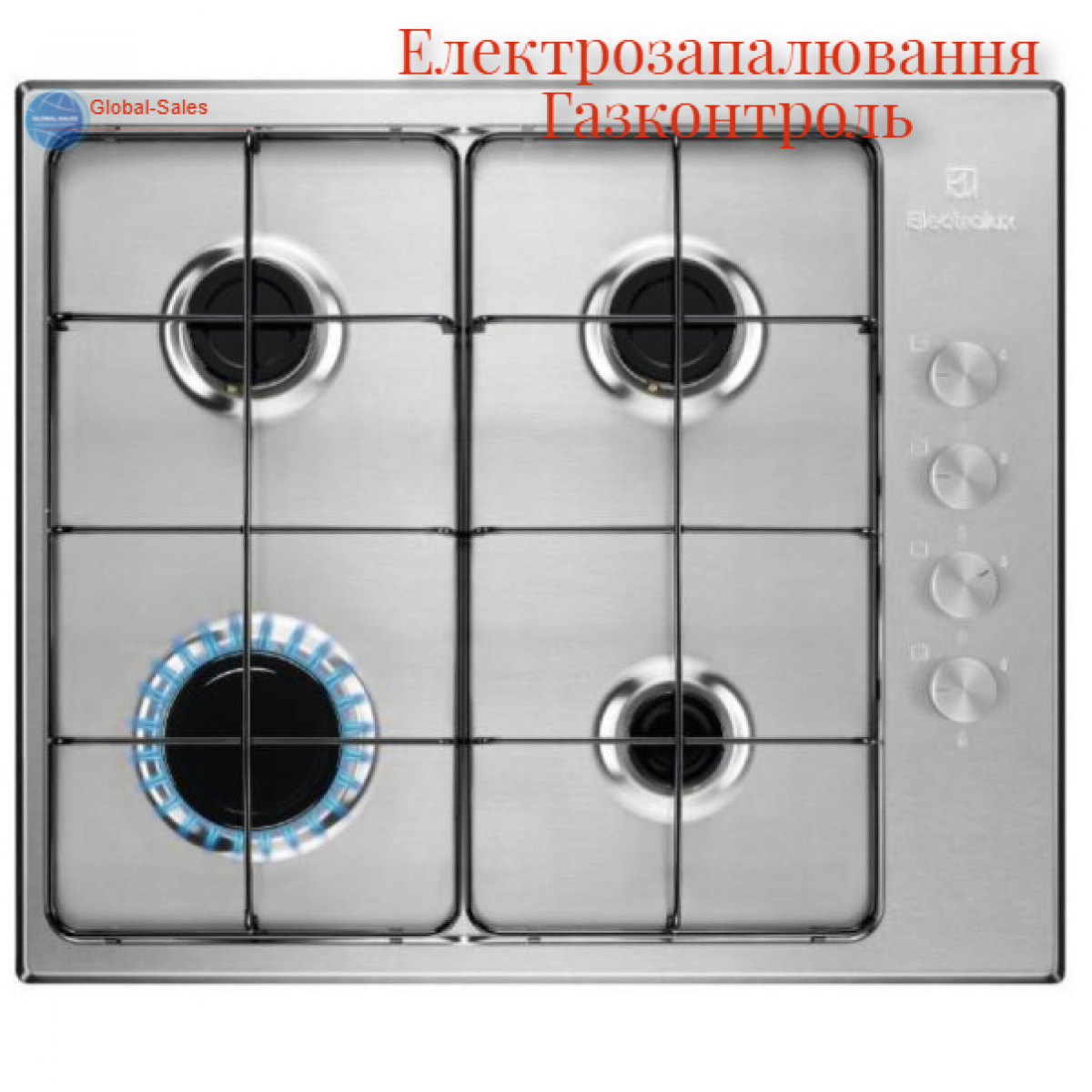 Варильна поверхня газова ELECTROLUX KGS6404SX